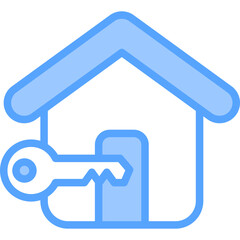 Rent Blue Icon