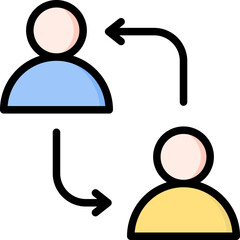 Feedback Outline Color Icon