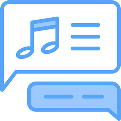Music Blue Icon