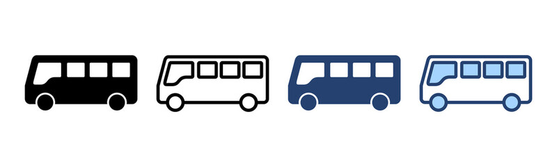 Bus icon vector. bus sign and symbol