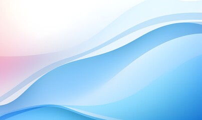 Obraz premium abstract blue wave background, Generative AI