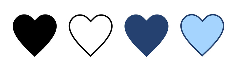 Love icon vector. Heart sign and symbol. Like icon vector.