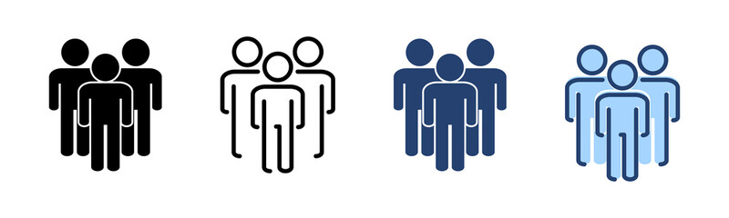 people icon vector. person sign and symbol. User Icon vector