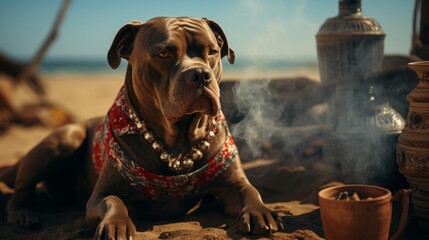 Pirate Pitbull: The Canine Marauder of the Seven Seas