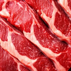 Gourmet Inspiration. Chef's Fresh Marbled Beef for Shabu, BBQ, and Grill