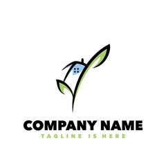 Leaf house company logo