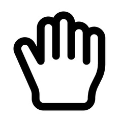 Gloves Line UI Icons