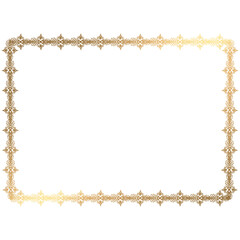Decorative line border for certificate 