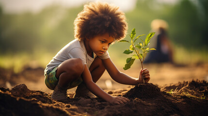 Kształtowanie Przyszłych Liderów: Rola Dzieci w Działaniach Społecznościowych, Znaczenie Sadzenia Zrównoważonych i Ekologicznych Roślin, AI Generative	
