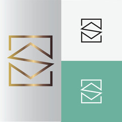 s letter logo design