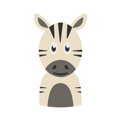 Zebra Flat Illustration