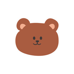 Bear Flat Illustration