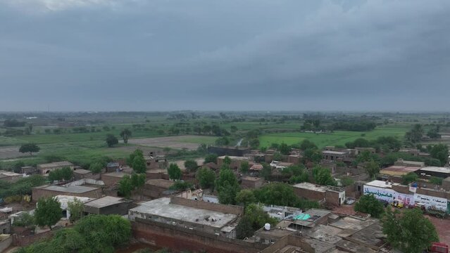 Overcast skies over Badin City, Sindh, Pakistan