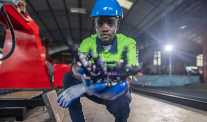 Robotic electrician trainee mastering STEM education to enhance efficiency in manipulating,...