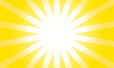 Sunray yellow copy space background. Sunburst vector with copyspace. Burst copy-space