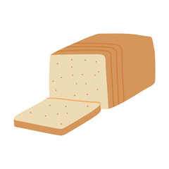 Bread Flat Illustration