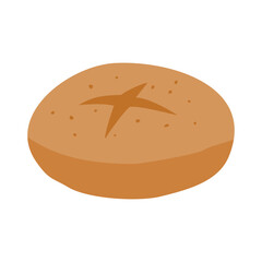 Bread Flat Illustration
