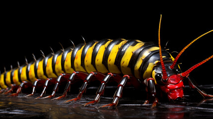 The extremely venomous Peruvian Giant, AI Generative.