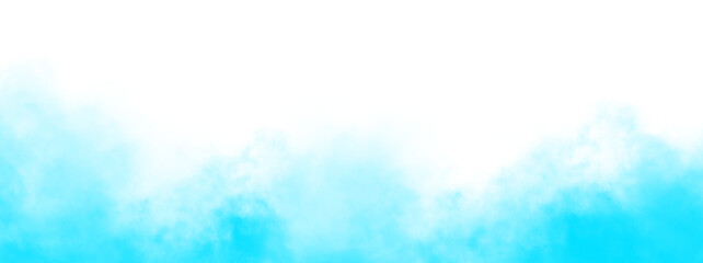 Light Blue color smoke fog on isolated background. Texture overlays. Design element. vector cloudiness, Template fog. Vector illustration