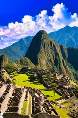 Photo sur Plexiglas Machu Picchu インカ文明の夢の跡・マチュピチュ遺跡