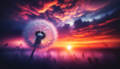 Dandelion To Sunset - Freedom to Wish