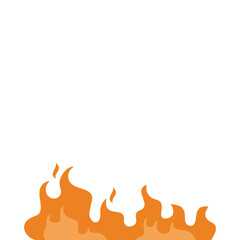 Fire Footer Illustration