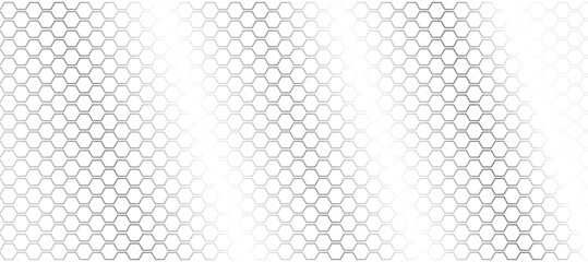 hexagonal black glossy metal grid background - obrazy, fototapety, plakaty