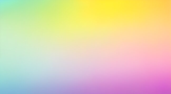 Green lime lemon yellow orange coral peach pink lilac orchid purple violet blue jade teal beige abstract background. Color gradient, ombre. Colorful mix bright fan. Rough grain noise grungy.Template.
