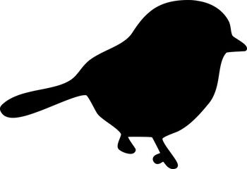 Bird graphic shape element design vector