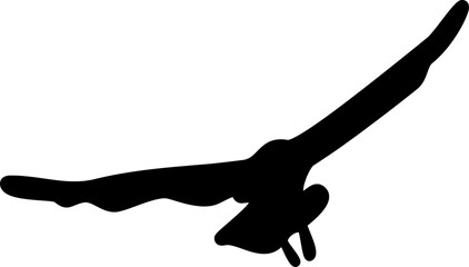 Bird graphic shape element design vector