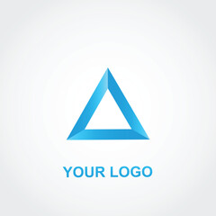 abstract triangle logo