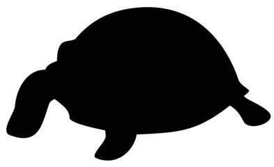 Black Living under the sea vector shape