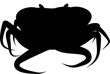 Black Living under the sea vector shape