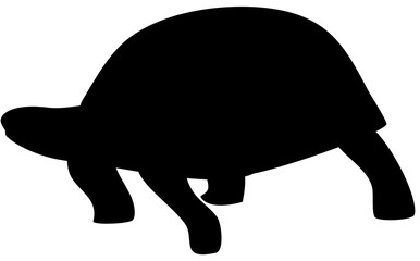 Black Living under the sea vector shape