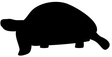 Black Living under the sea vector shape