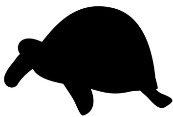Black Living under the sea vector shape