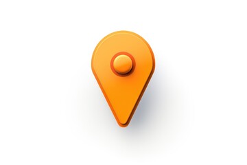 pin location icon for navigation or map, Generative Ai