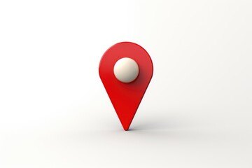 pin location icon for navigation or map, Generative Ai