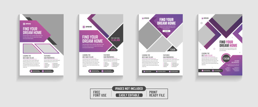 Home for sale real estate flyer template design,Home sale flyer design layout, print ready home sale flyer design template bundle