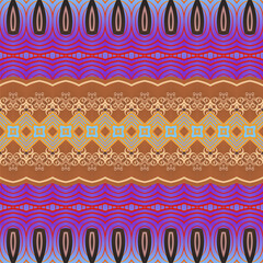 Ethnic boho seamless pattern. Traditional ornament. Tribal pattern. Folk motif. Textile rapport.
