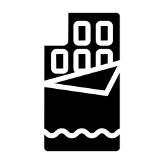 Chocolate Bar Solid Icon Design Vector