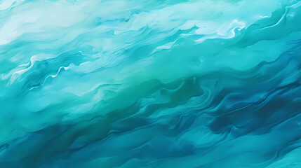 Obraz premium Abstract water ripple surface texture nature background, reflective blues and greens