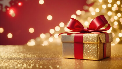 Obraz premium christmas gift box