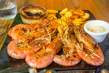 Gambas grillées 