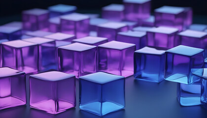 Obraz premium abstract cubes background