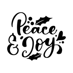 Obraz premium Christmas Lettering Quotes and Phrases For Printable Posters, Cards, Tote Bags Or T-Shirt Design. Christmas and Winter Quotes And Saying 