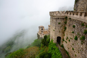 Castle of Balio in Erice - Sicily - Italy