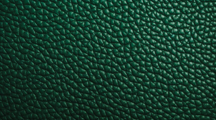 Abstract texture background, green genuine leather close-up. Copy space, rich, elegant style, leather pattern. AI-generated image