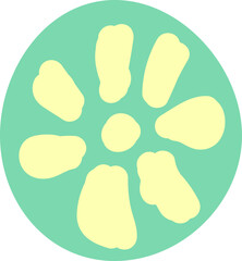 Light Green Slashed of Lime