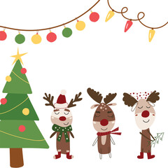 Cute Christmas Element Holiday decor Party